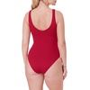 image:imageAndie Swim Womens Bonita One Piece Swimsuit  Compressive Bathing Suit Tummy Control Full Coverage Regular Torso FitGarnet