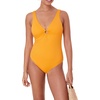 image:imageAndie Swim Womens Bonita One Piece Swimsuit  Compressive Bathing Suit Tummy Control Full Coverage Regular Torso FitTangerine