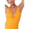 image:imageAndie Swim Womens Bonita One Piece Swimsuit  Compressive Bathing Suit Tummy Control Full Coverage Regular Torso FitTangerine