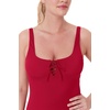 image:imageAndie Swim Womens Macao One Piece Swimsuit  Compressive Bathing Suit Tummy Control Medium Coverage Regular Torso FitGarnet