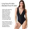 image:imageAndie Swim Womens Tulum One Piece Swimsuit  Compressive Bathing Suit Tummy Control Medium Coverage Regular amp Long TorsoBlack