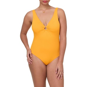 image:imageAndie Swim Womens Bonita One Piece Swimsuit  Compressive Bathing Suit Tummy Control Full Coverage Regular Torso FitTangerine